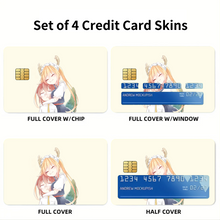 Load image into Gallery viewer, Miss Kobayashi&#39;s Dragon Maid  Credit Card Skins (4-in-1 Pack)
