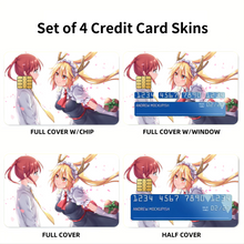 Load image into Gallery viewer, Miss Kobayashi&#39;s Dragon Maid  Credit Card Skins (4-in-1 Pack)
