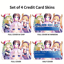 Load image into Gallery viewer, Miss Kobayashi&#39;s Dragon Maid  Credit Card Skins (4-in-1 Pack)
