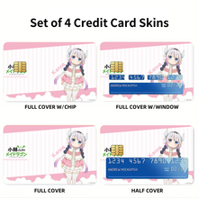 Load image into Gallery viewer, Miss Kobayashi&#39;s Dragon Maid  Credit Card Skins (4-in-1 Pack)
