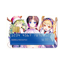 Load image into Gallery viewer, Miss Kobayashi&#39;s Dragon Maid  Credit Card Skins (4-in-1 Pack)
