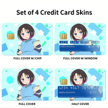 Load image into Gallery viewer, Miss Kobayashi&#39;s Dragon Maid Elma, Kobayashi San Chi No Maid Dragon  Credit Card Skins (4-in-1 Pack)

