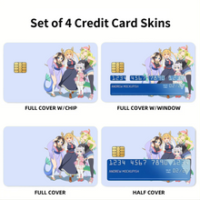 Load image into Gallery viewer, Miss Kobayashi&#39;s Dragon Maid Kanna Kamui, Elma, Kobayashi San Chi No Maid Dragon, Quetzalcoatl, Tohru  Credit Card Skins (4-in-1 Pack)

