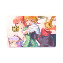 Load image into Gallery viewer, Miss Kobayashi&#39;s Dragon Maid Kanna Kamui, Kobayashi, Kobayashi San Chi No Maid Dragon, Tohru  Credit Card Skins (4-in-1 Pack)
