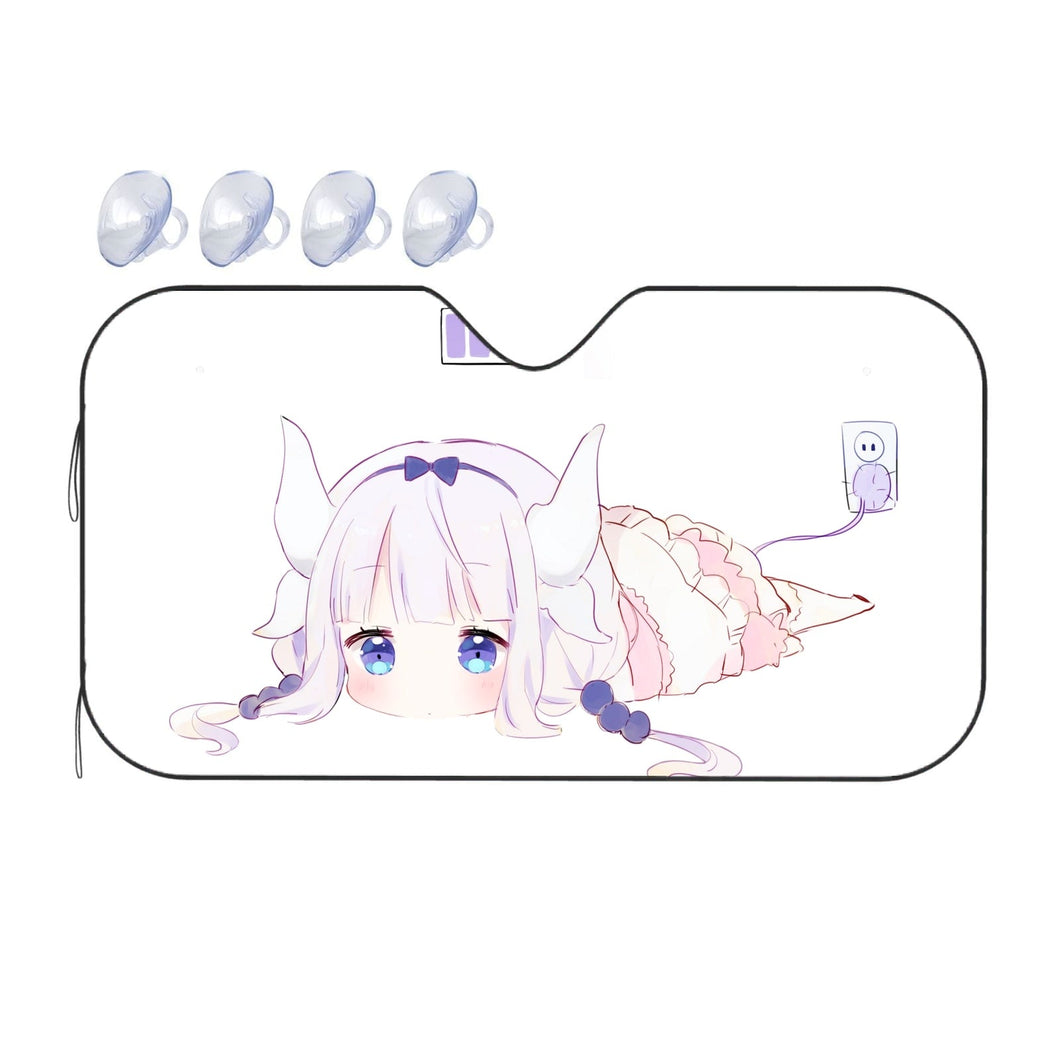 Miss Kobayashi's Dragon Maid Kanna Kamui, Kobayashi San Chi No Maid Dragon  Car Sunshade
