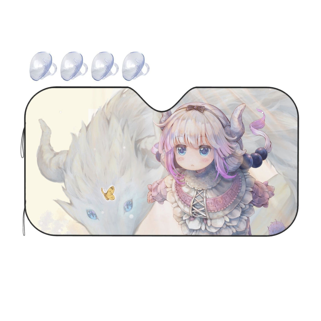 Miss Kobayashi's Dragon Maid Kanna Kamui, Kobayashi San Chi No Maid Dragon  Car Sunshade