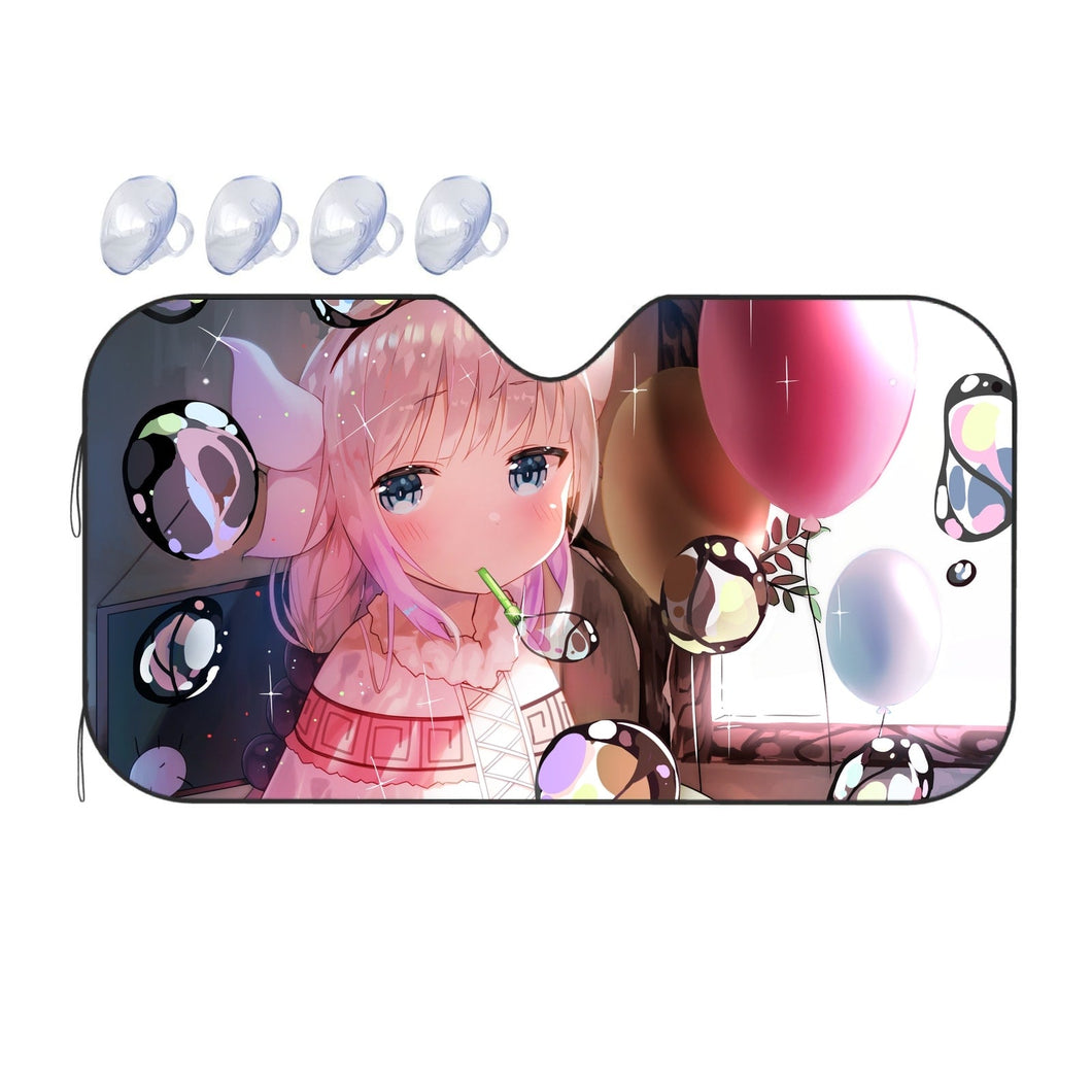 Miss Kobayashi's Dragon Maid Kanna Kamui, Kobayashi San Chi No Maid Dragon  Car Sunshade