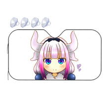 Load image into Gallery viewer, Miss Kobayashi&#39;s Dragon Maid Kanna Kamui, Kobayashi San Chi No Maid Dragon  Car Sunshade
