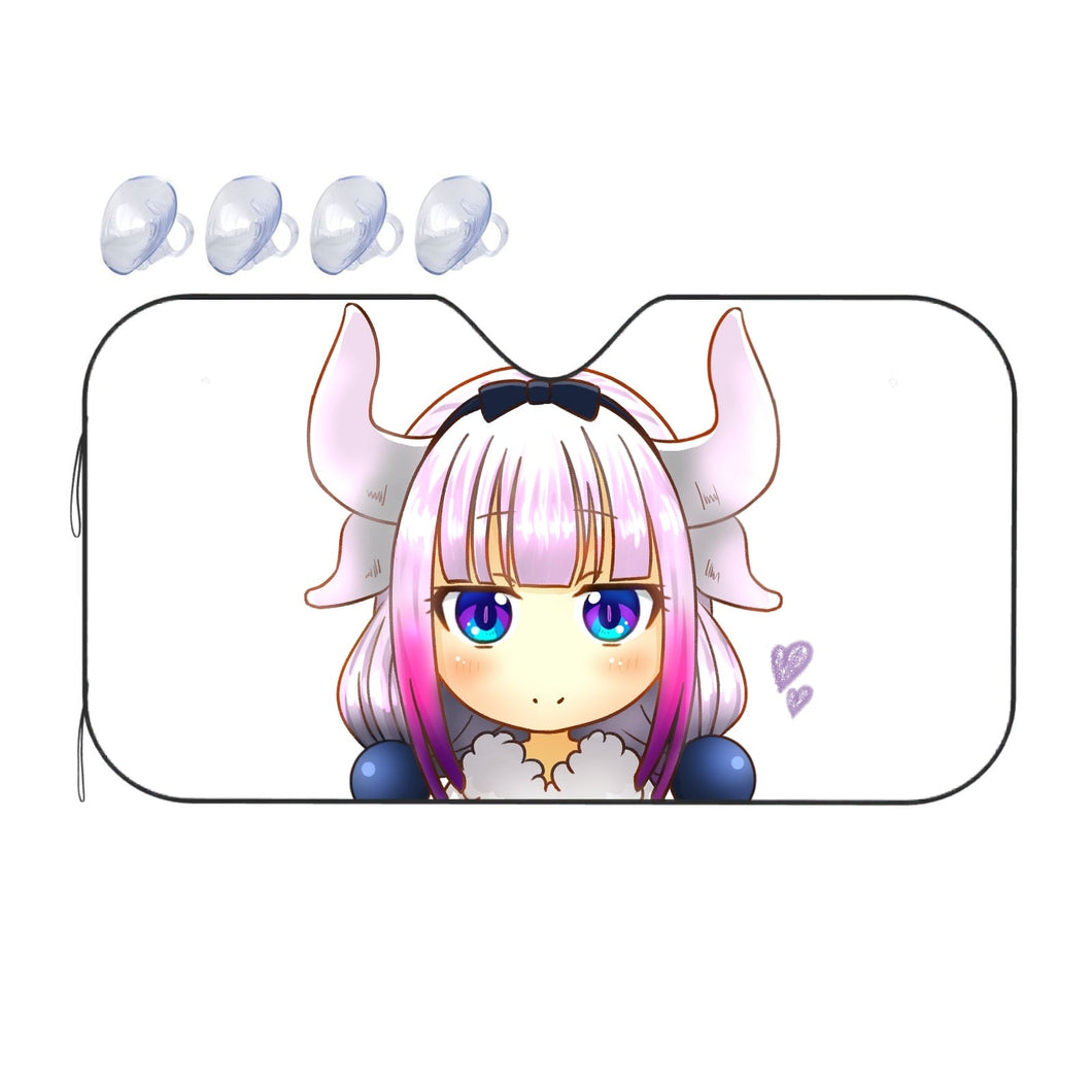 Miss Kobayashi's Dragon Maid Kanna Kamui, Kobayashi San Chi No Maid Dragon  Car Sunshade