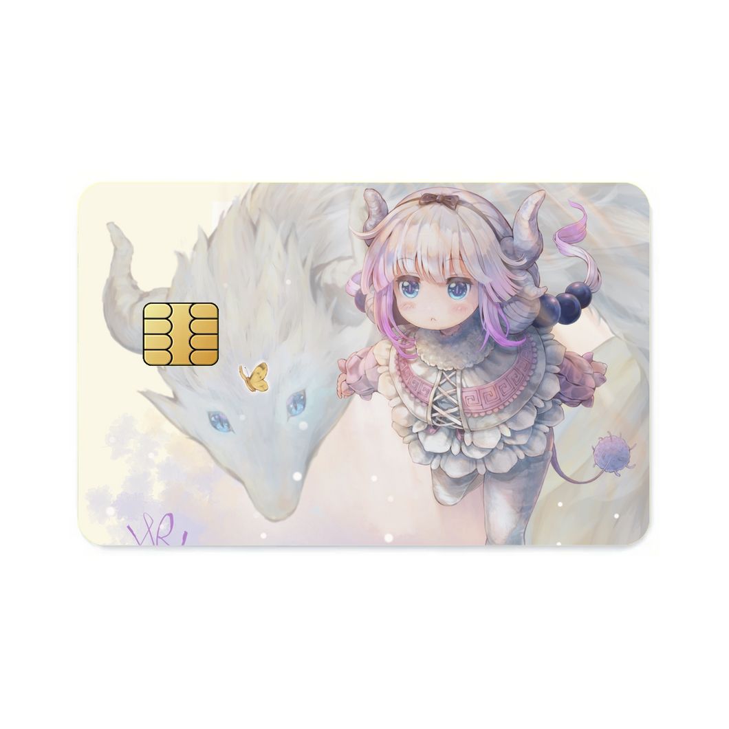 Miss Kobayashi's Dragon Maid Kanna Kamui, Kobayashi San Chi No Maid Dragon  Credit Card Skins (4-in-1 Pack)