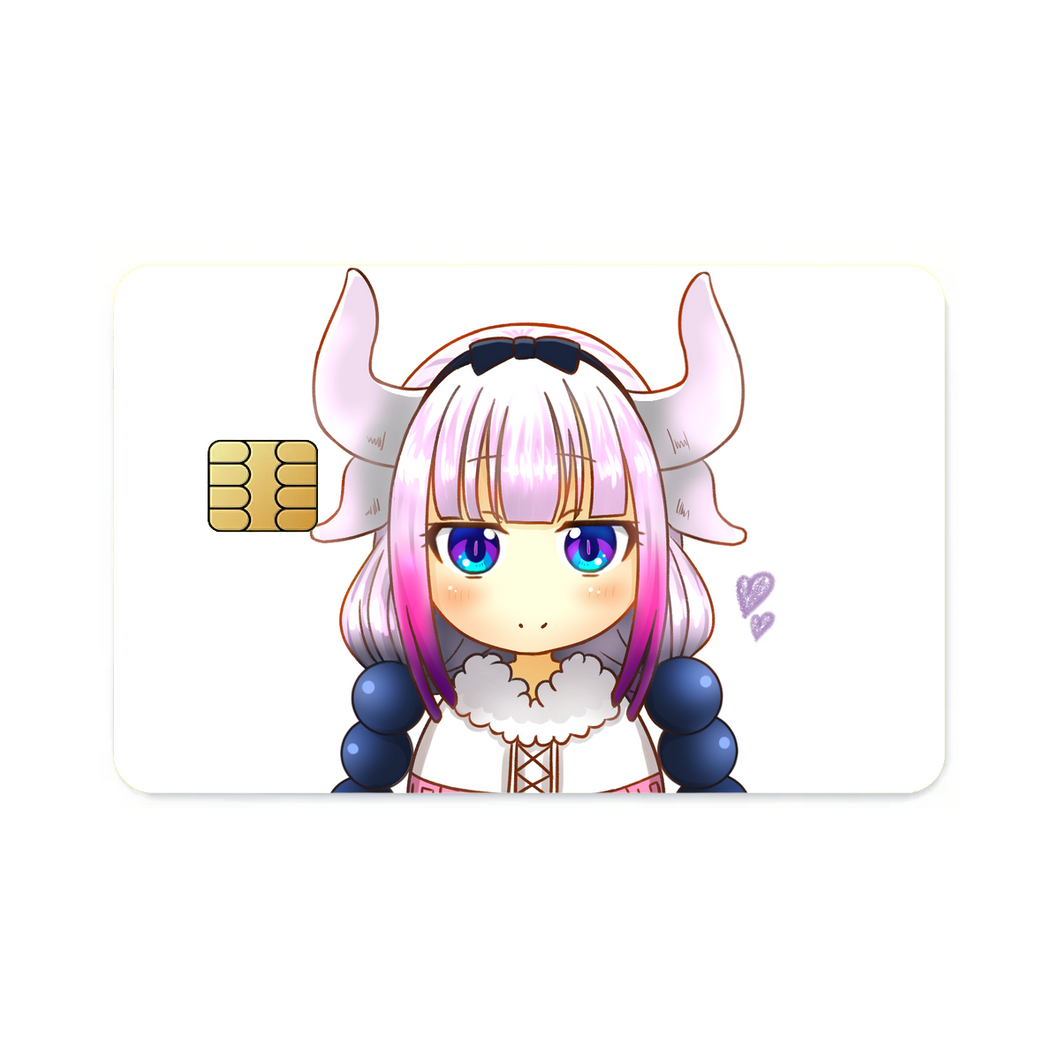 Miss Kobayashi's Dragon Maid Kanna Kamui, Kobayashi San Chi No Maid Dragon  Credit Card Skins (4-in-1 Pack)