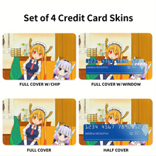 Load image into Gallery viewer, Miss Kobayashi&#39;s Dragon Maid Kanna Kamui, Kobayashi San Chi No Maid Dragon, Tohru  Credit Card Skins (4-in-1 Pack)

