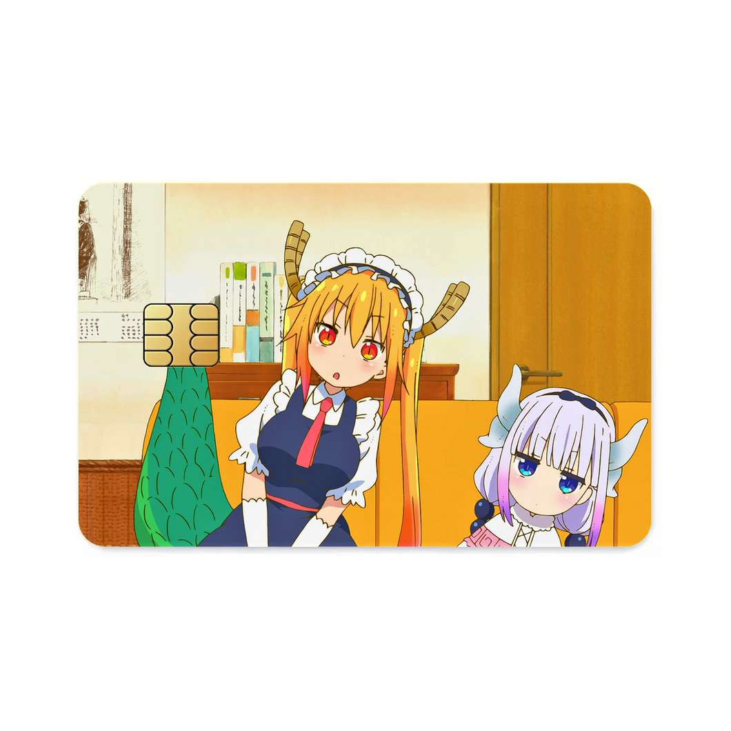 Miss Kobayashi's Dragon Maid Kanna Kamui, Kobayashi San Chi No Maid Dragon, Tohru  Credit Card Skins (4-in-1 Pack)