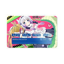 Load image into Gallery viewer, Miss Kobayashi&#39;s Dragon Maid Kanna Kamui, Kobayashi San Chi No Maid Dragon, Tohru  Credit Card Skins (4-in-1 Pack)
