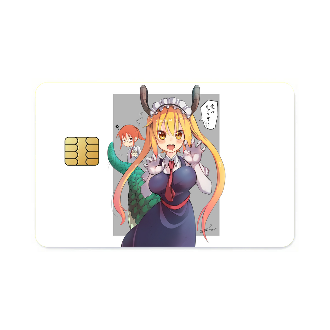 Miss Kobayashi's Dragon Maid Kobayashi, Kobayashi-san Chi No Maid Dragon, Miss Kobayashi S Dragon Maid, Tohru  Credit Card Skins (4-in-1 Pack)