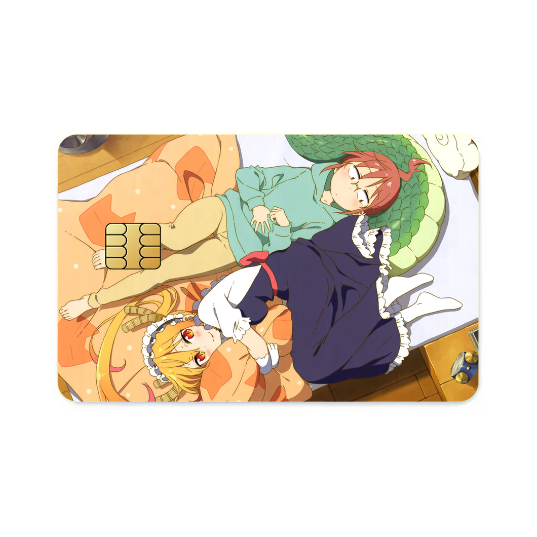 Miss Kobayashi's Dragon Maid Kobayashi, Kobayashi San Chi No Maid Dragon, Tohru  Credit Card Skins (4-in-1 Pack)