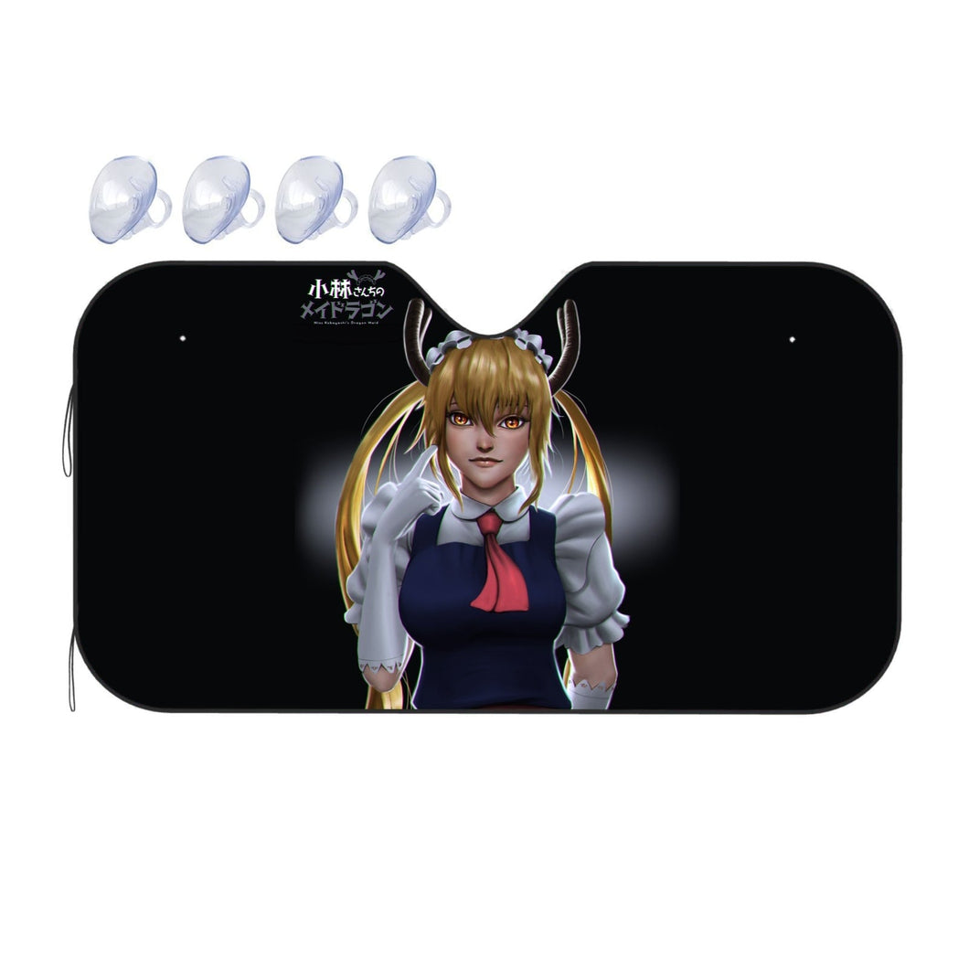 Miss Kobayashi's Dragon Maid Kobayashi San Chi No Maid Dragon, Tohru  Car Sunshade