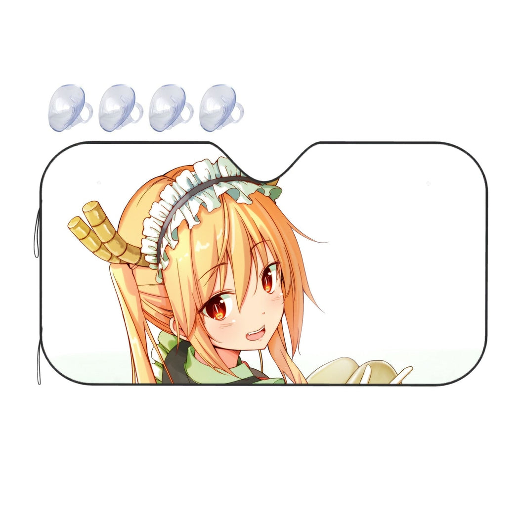 Miss Kobayashi's Dragon Maid Kobayashi San Chi No Maid Dragon, Tohru  Car Sunshade