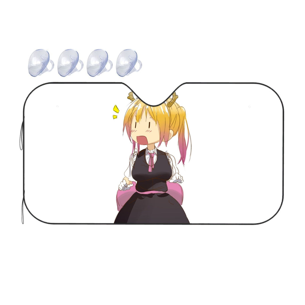Miss Kobayashi's Dragon Maid Kobayashi San Chi No Maid Dragon, Tohru  Car Sunshade