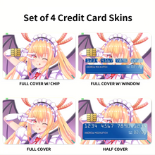 Load image into Gallery viewer, Miss Kobayashi&#39;s Dragon Maid Kobayashi San Chi No Maid Dragon, Tohru  Credit Card Skins (4-in-1 Pack)
