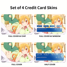 Load image into Gallery viewer, Miss Kobayashi&#39;s Dragon Maid Kobayashi San Chi No Maid Dragon, Tohru  Credit Card Skins (4-in-1 Pack)

