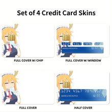 Load image into Gallery viewer, Miss Kobayashi&#39;s Dragon Maid Kobayashi San Chi No Maid Dragon, Tohru  Credit Card Skins (4-in-1 Pack)
