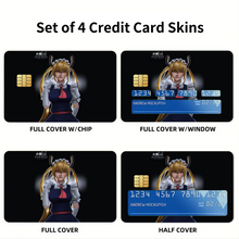 Load image into Gallery viewer, Miss Kobayashi&#39;s Dragon Maid Kobayashi San Chi No Maid Dragon, Tohru  Credit Card Skins (4-in-1 Pack)
