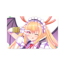 Load image into Gallery viewer, Miss Kobayashi&#39;s Dragon Maid Kobayashi San Chi No Maid Dragon, Tohru  Credit Card Skins (4-in-1 Pack)

