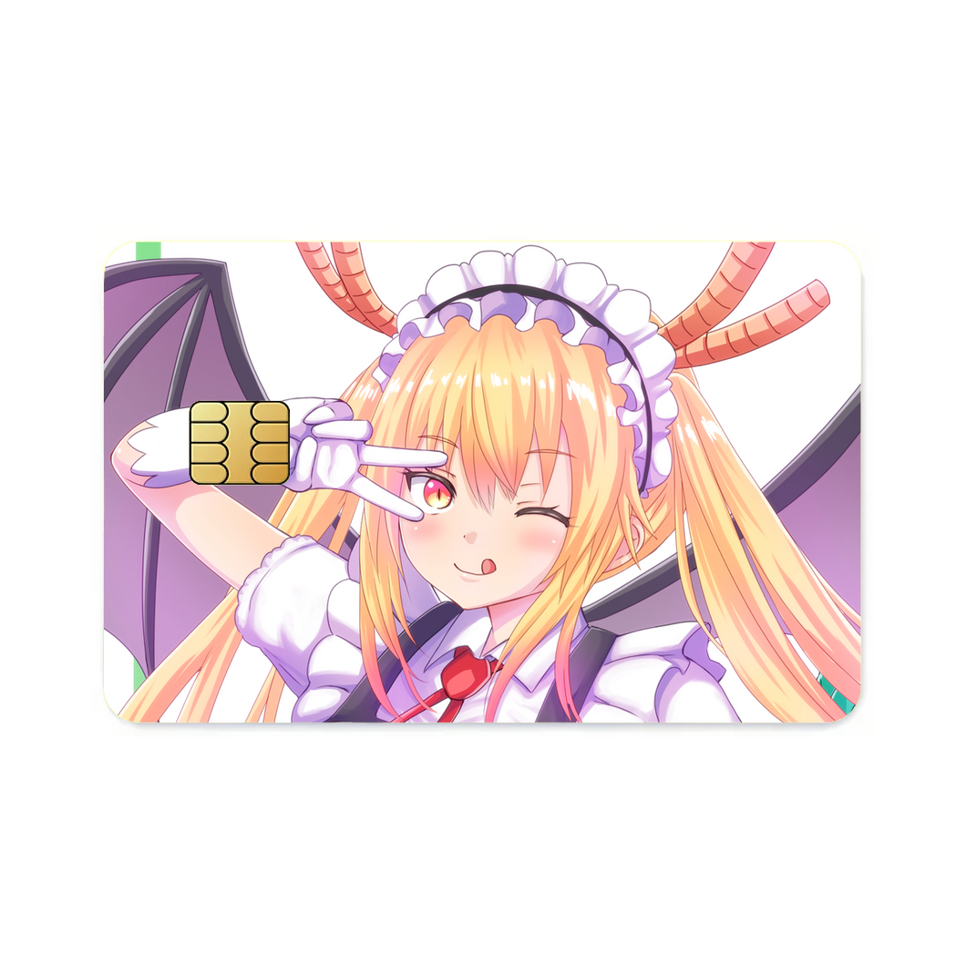 Miss Kobayashi's Dragon Maid Kobayashi San Chi No Maid Dragon, Tohru  Credit Card Skins (4-in-1 Pack)