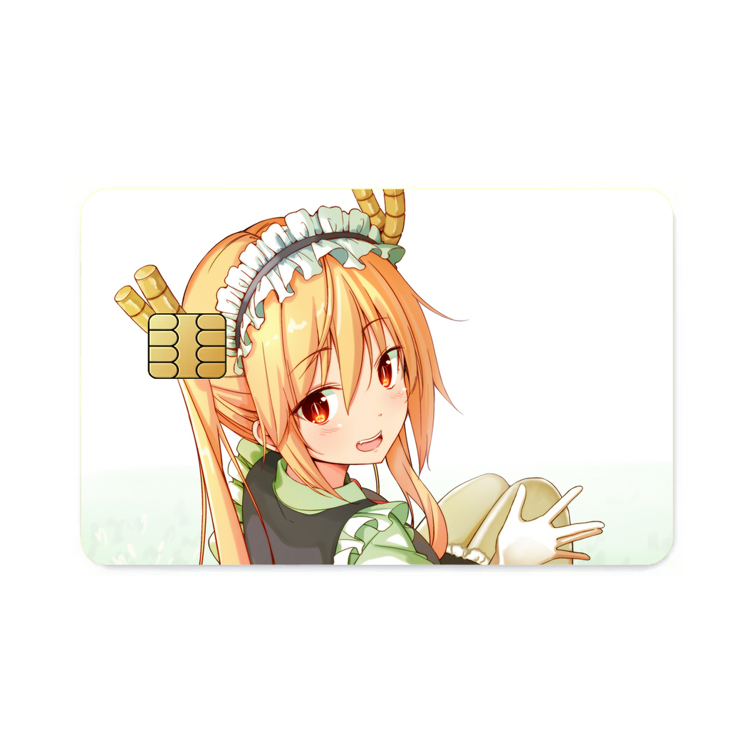 Miss Kobayashi's Dragon Maid Kobayashi San Chi No Maid Dragon, Tohru  Credit Card Skins (4-in-1 Pack)