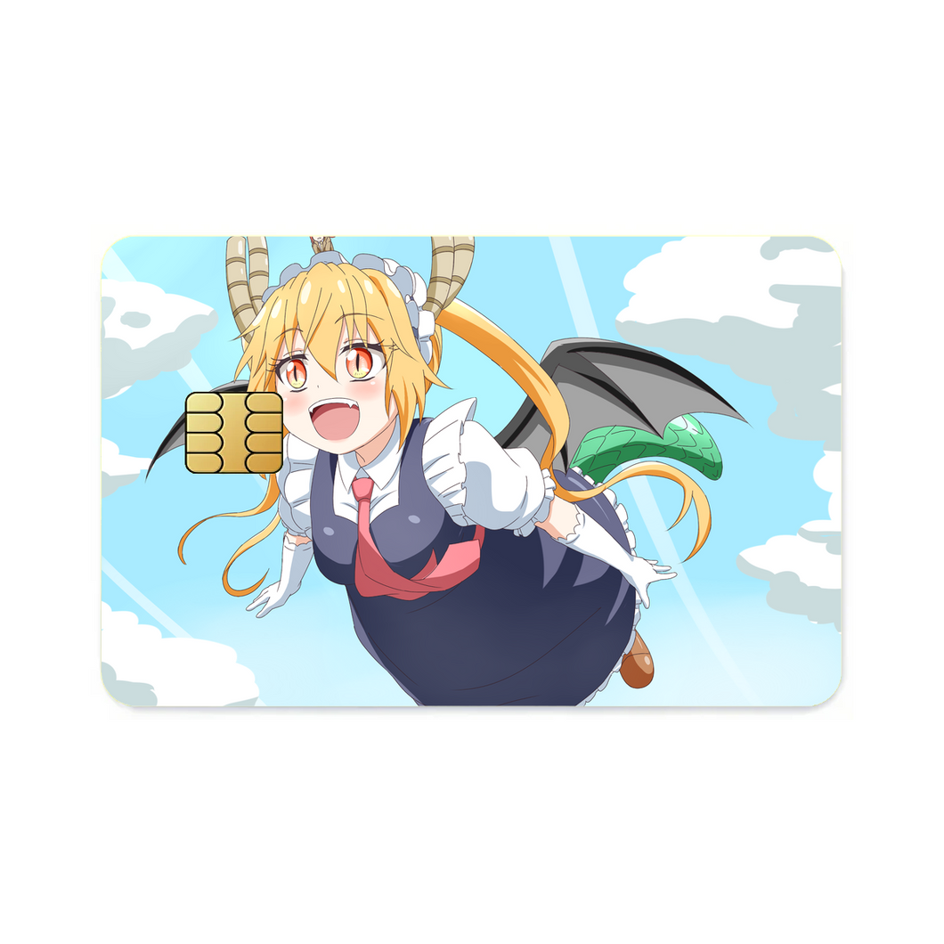 Miss Kobayashi's Dragon Maid Kobayashi San Chi No Maid Dragon, Tohru  Credit Card Skins (4-in-1 Pack)