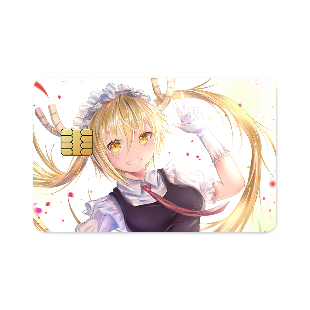 Miss Kobayashi's Dragon Maid Kobayashi San Chi No Maid Dragon, Tohru  Credit Card Skins (4-in-1 Pack)