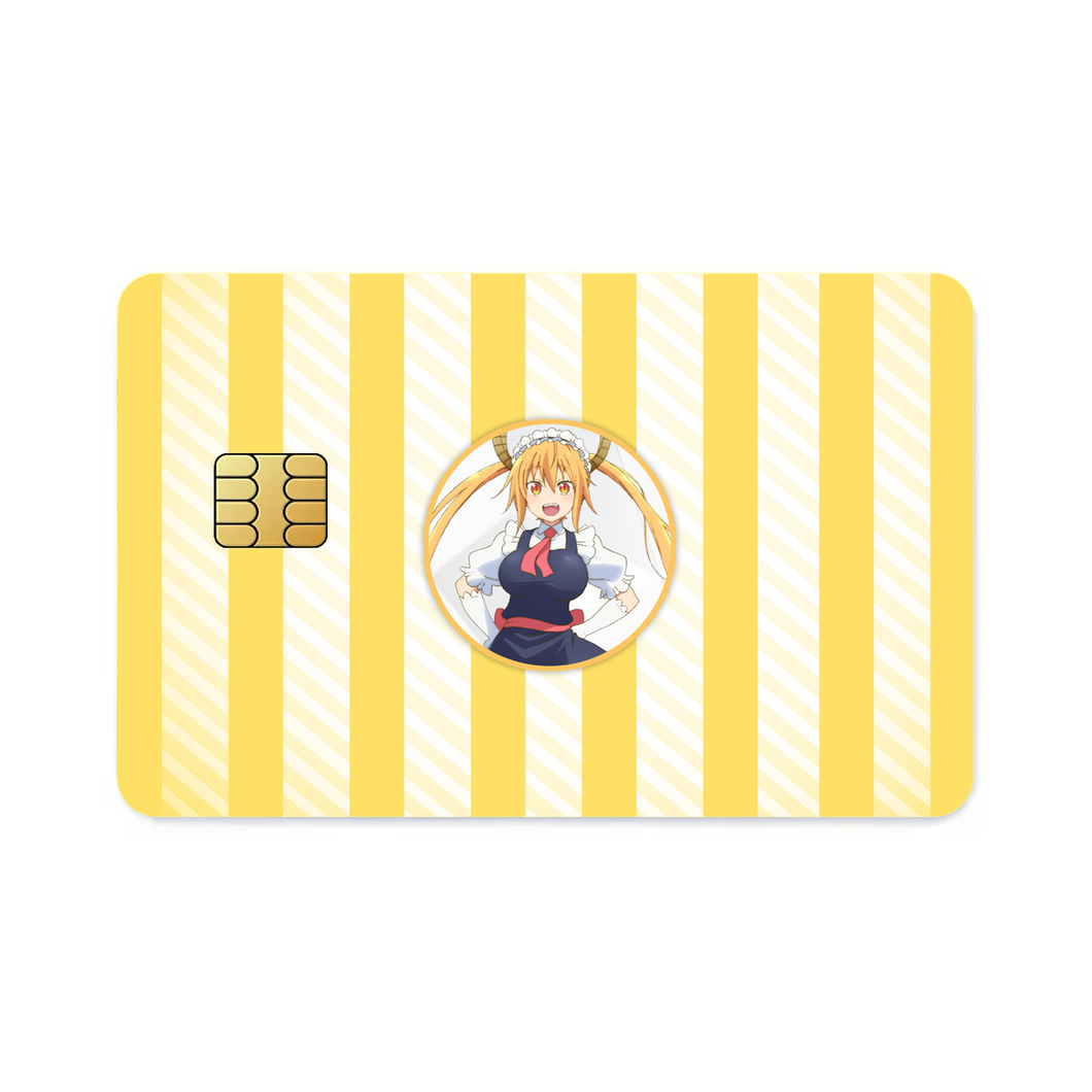 Miss Kobayashi's Dragon Maid Kobayashi San Chi No Maid Dragon, Tohru  Credit Card Skins (4-in-1 Pack)