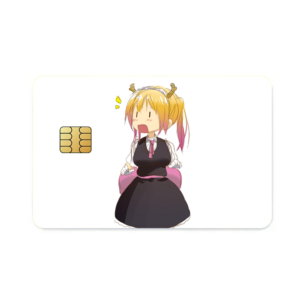 Miss Kobayashi's Dragon Maid Kobayashi San Chi No Maid Dragon, Tohru  Credit Card Skins (4-in-1 Pack)