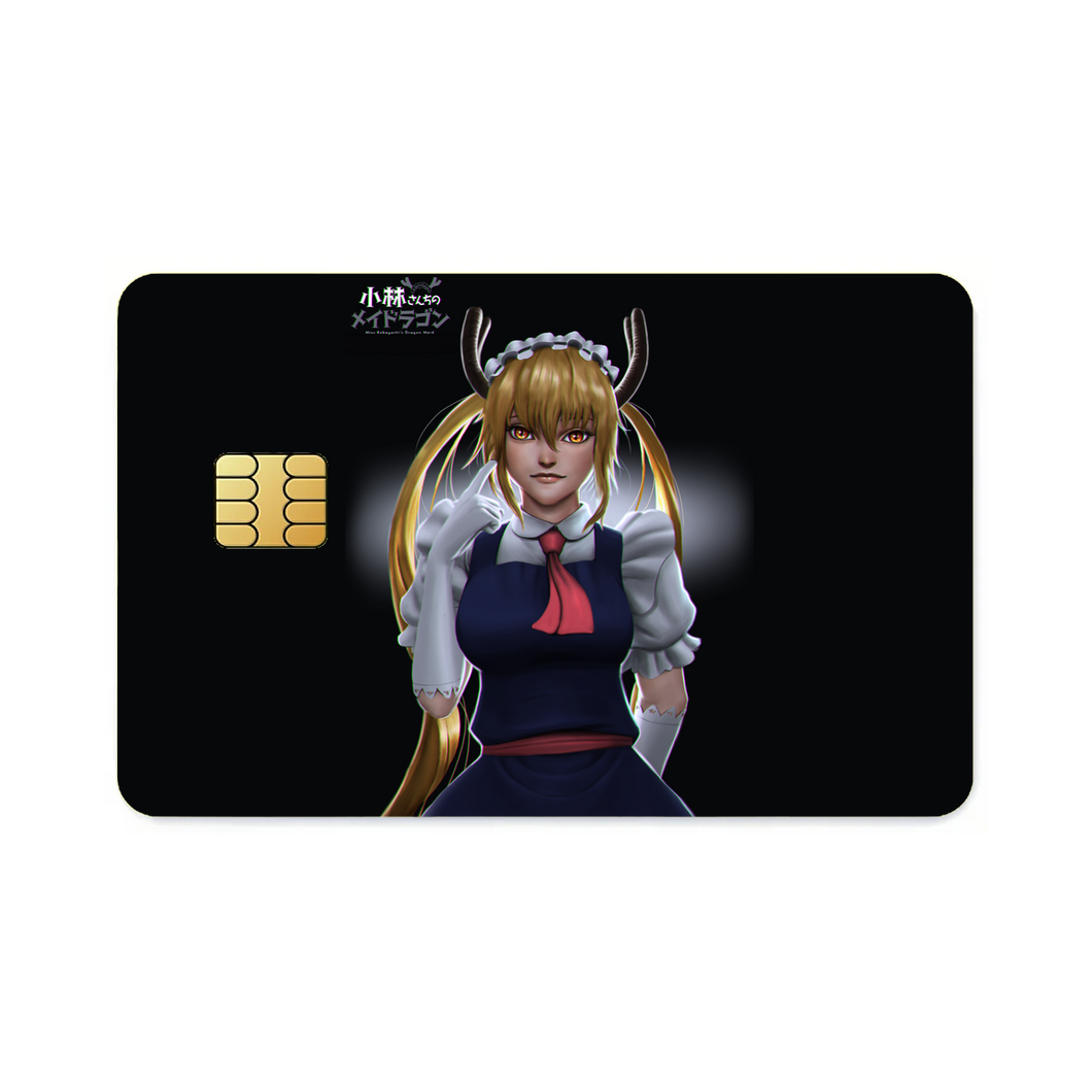 Miss Kobayashi's Dragon Maid Kobayashi San Chi No Maid Dragon, Tohru  Credit Card Skins (4-in-1 Pack)