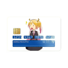 Load image into Gallery viewer, Miss Kobayashi&#39;s Dragon Maid Kobayashi San Chi No Maid Dragon, Tohru  Credit Card Skins (4-in-1 Pack)
