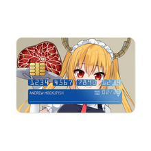 Load image into Gallery viewer, Miss Kobayashi&#39;s Dragon Maid Kobayashi San Chi No Maid Dragon, Tohru  Credit Card Skins (4-in-1 Pack)
