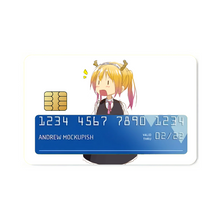 Load image into Gallery viewer, Miss Kobayashi&#39;s Dragon Maid Kobayashi San Chi No Maid Dragon, Tohru  Credit Card Skins (4-in-1 Pack)
