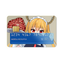 Load image into Gallery viewer, Miss Kobayashi&#39;s Dragon Maid Kobayashi San Chi No Maid Dragon, Tohru  Credit Card Skins (4-in-1 Pack)
