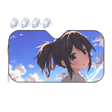 Load image into Gallery viewer, Mitsuha (Your Name)  Car Sunshade
