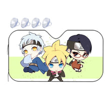 Load image into Gallery viewer, Mitsuki, Sarada and Boruto  Car Sunshade
