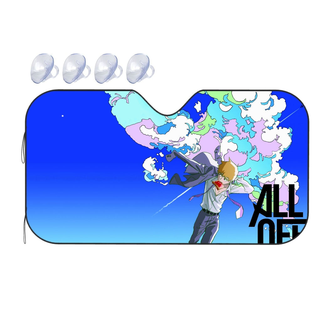 Mob Psycho 100 Arataka Reigen  Car Sunshade
