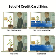 Load image into Gallery viewer, Mob Psycho 100 Arataka Reigen  Credit Card Skins (4-in-1 Pack)
