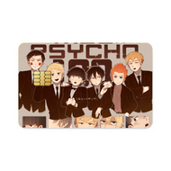 Mob Psycho 100 Arataka Reigen, Ekubo, Ritsu Kageyama, Teruki Hanazawa  Credit Card Skins (4-in-1 Pack)
