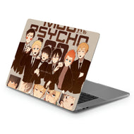 Mob Psycho 100 Arataka Reigen, Ekubo, Ritsu Kageyama, Teruki Hanazawa  Macbook Skin