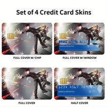 Load image into Gallery viewer, Mob Psycho 100 Arataka Reigen, Shigeo Kageyama  Credit Card Skins (4-in-1 Pack)
