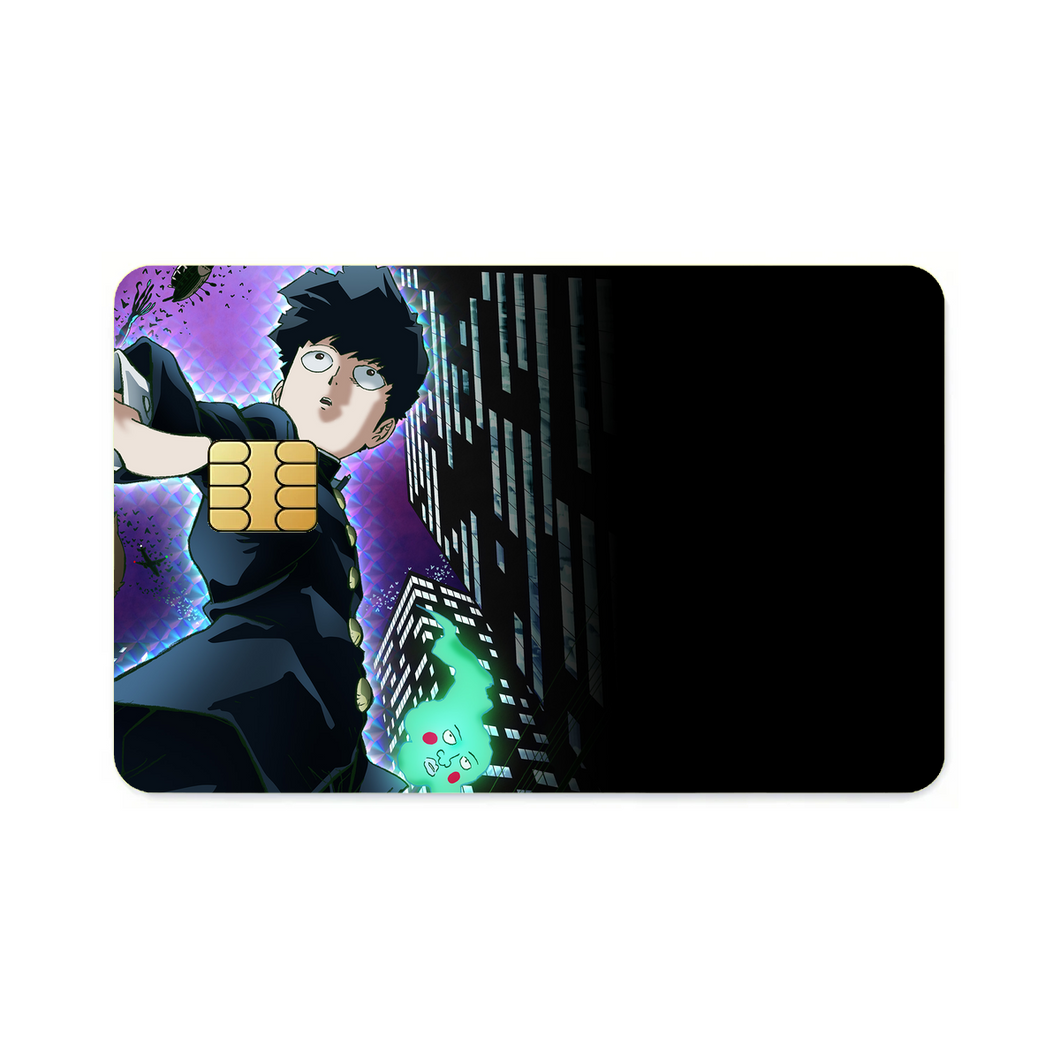 Mob Psycho 100 Arataka Reigen, Shigeo Kageyama  Credit Card Skins (4-in-1 Pack)