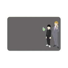 Load image into Gallery viewer, Mob Psycho 100 Arataka Reigen, Shigeo Kageyama, Ekubo  Credit Card Skins (4-in-1 Pack)
