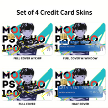 Load image into Gallery viewer, Mob Psycho 100 Shigeo Kageyama  Credit Card Skins (4-in-1 Pack)
