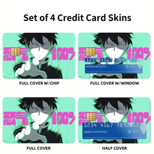 Load image into Gallery viewer, Mob Psycho 100 Shigeo Kageyama  Credit Card Skins (4-in-1 Pack)
